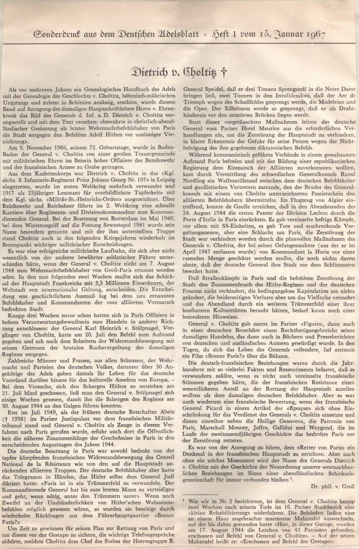 Dietrich von Choltitz